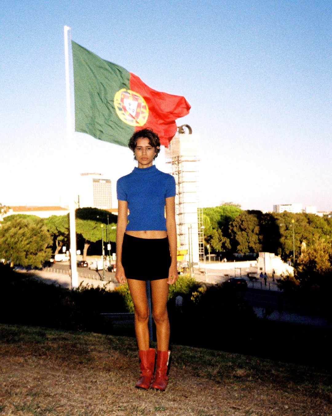 Alanna and Portugal flag